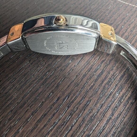 Anne Klein diamond stone silvertone bracelet watch offers welcome - Picture 3 of 8